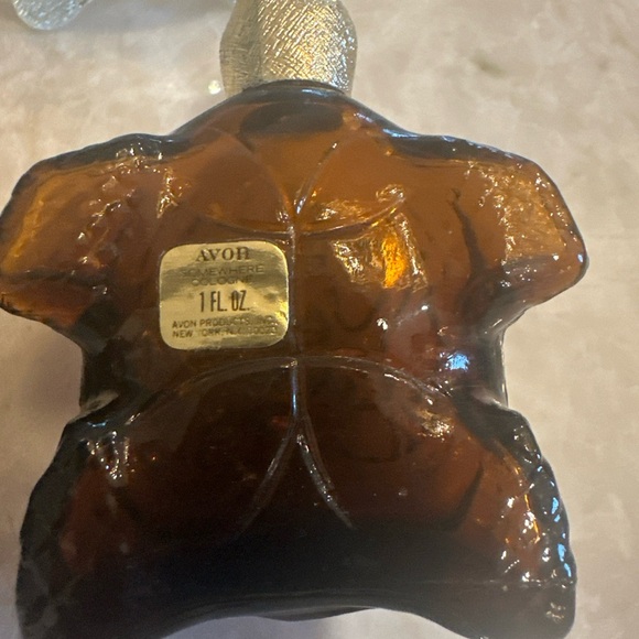 Avon Amber Glass Turtle Figurines-one with original perfume - Picture 4 of 9